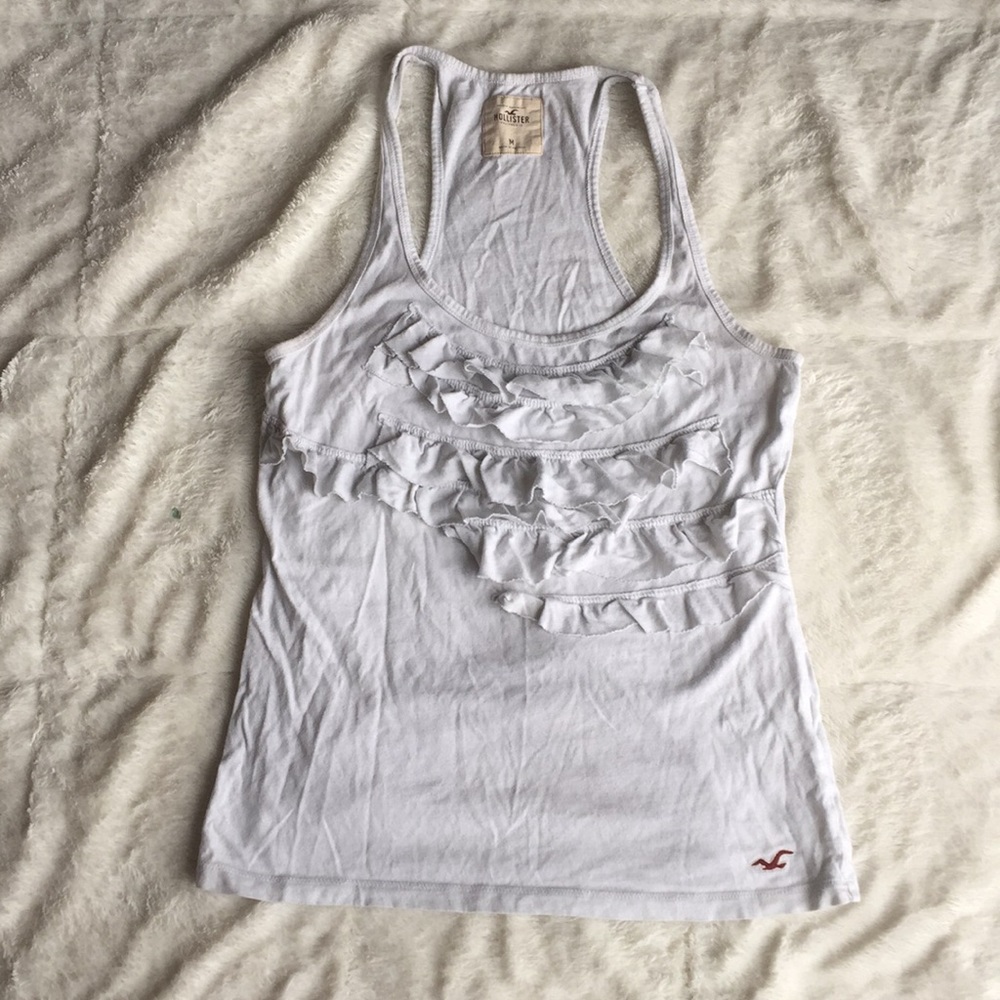 Ruffled tank top